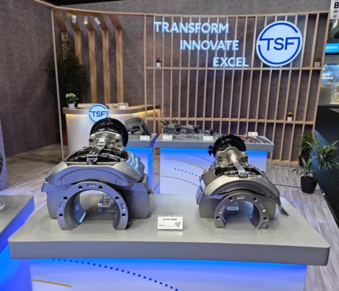 TSF Group präsentiert seine umfassende Produktlinien für die (Foto: Brakes India)